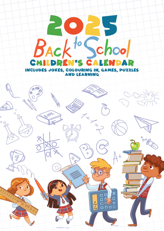 Children's 2025 Back To School Calendar