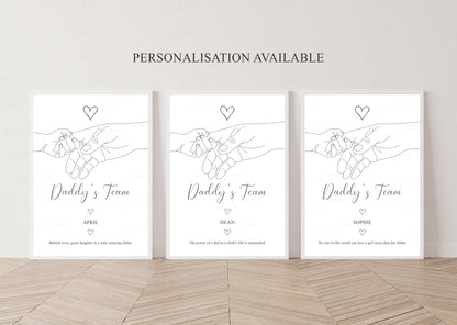 Holding On Personalised Print