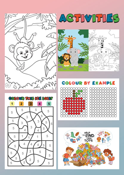 Children's 2025 Colouring In Calendar