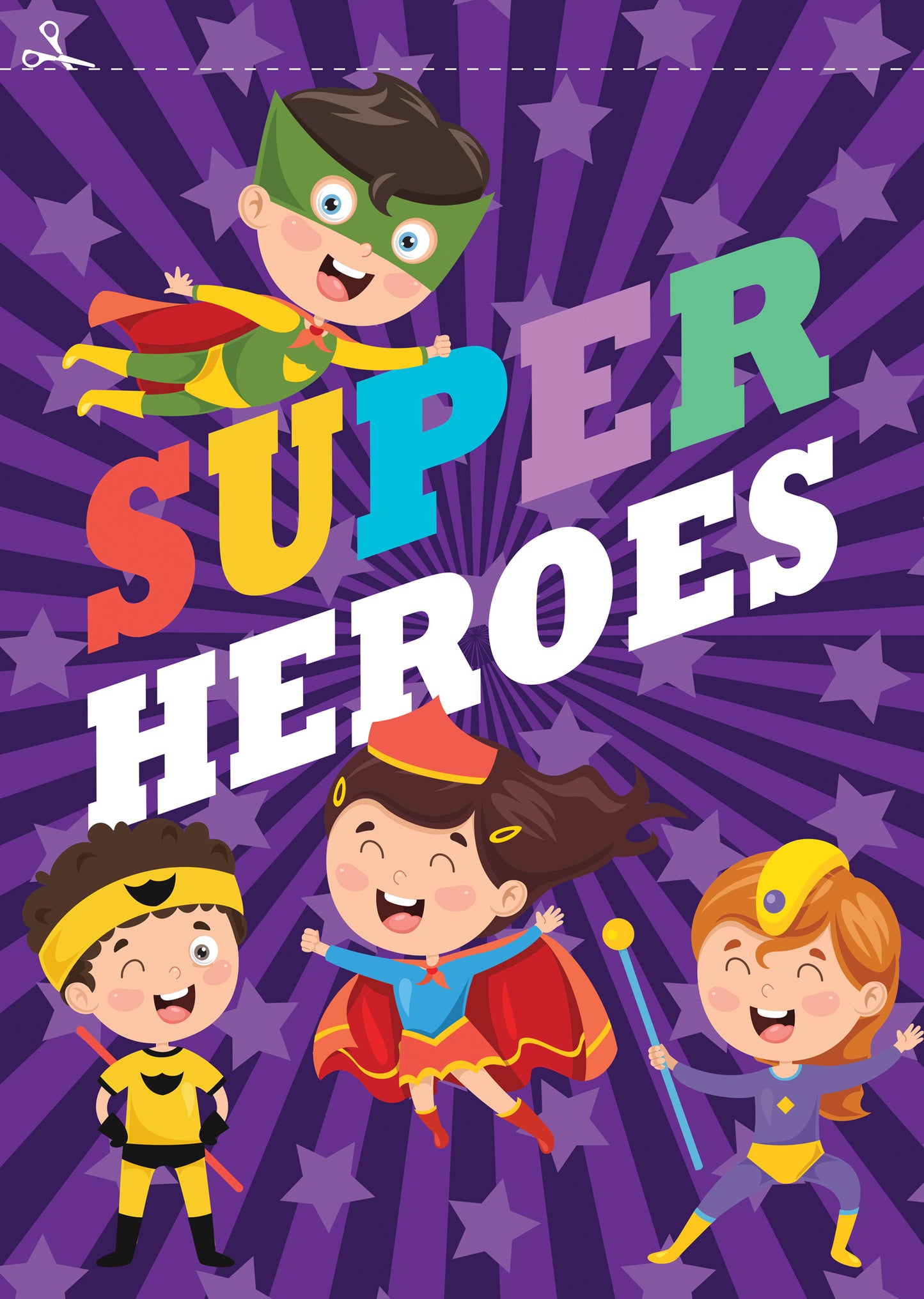 Children's 2025 Superheroes Calendar