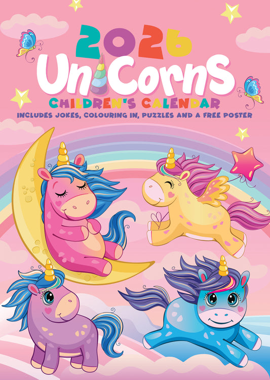 Children's 2026 Unicorns Calendar