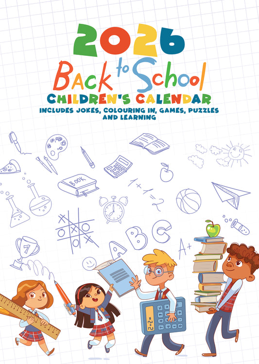 Children's 2026 Back To School Calendar