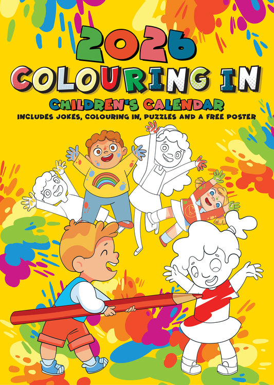 Children's 2026 Colouring In Calendar