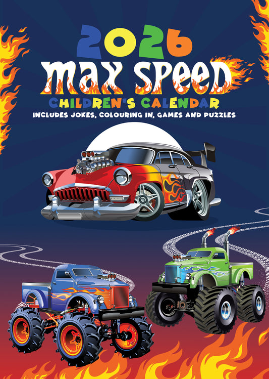 Children's 2026 Max Speed Calendar