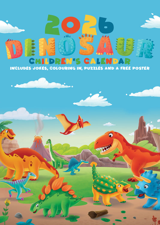 Children's 2026 Dinosaurs Calendar