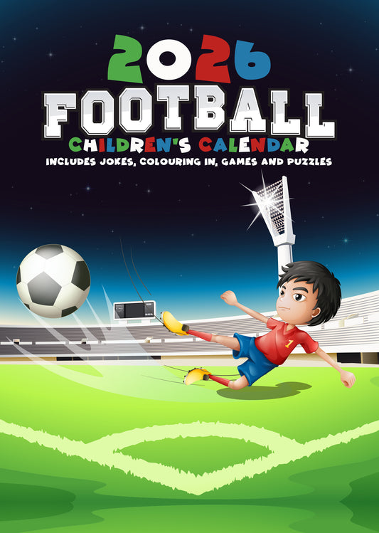 Children's 2026 Football Calendar